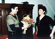 S paní ředitelkou Vladimírou Krulišovou (foto Zdeněk Hejduk)